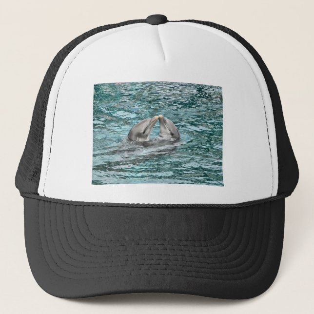 Dolphin Kiss Trucker Hat (Front)