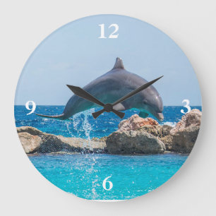 Dolphin Large Clock
