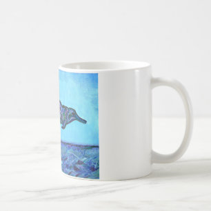Dolphin leap coffee mug