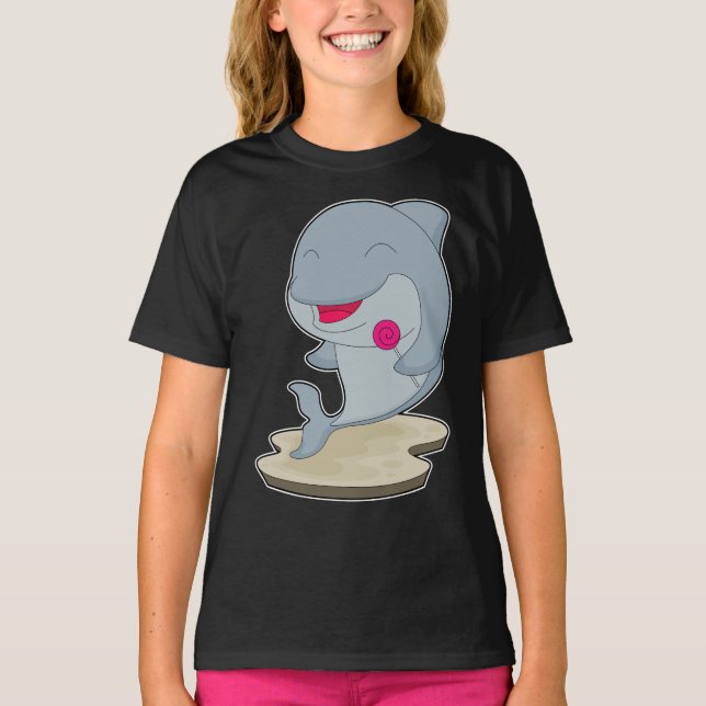 Dolphin Lollipop T-Shirt (Front)