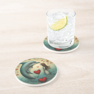Dolphin Love 1 Coaster