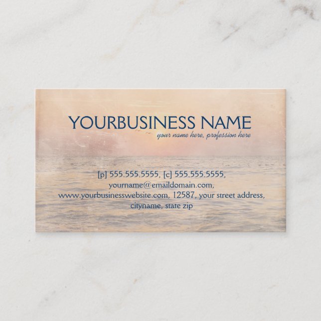 Dolphin love business card (Front)