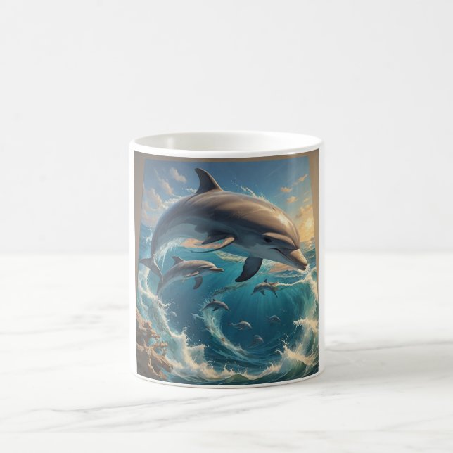 Dolphin Love Coffee Mug (Center)