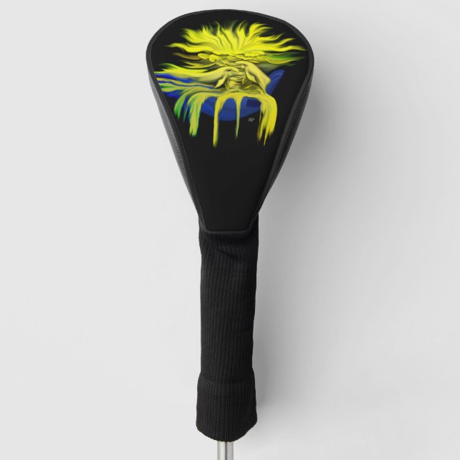 Dolphin Love Golf Head Cover (Front)