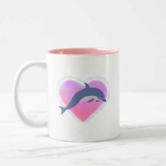 Dolphin Love mug (Left)