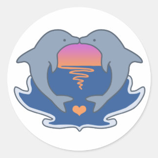 Dolphin Love Sticker