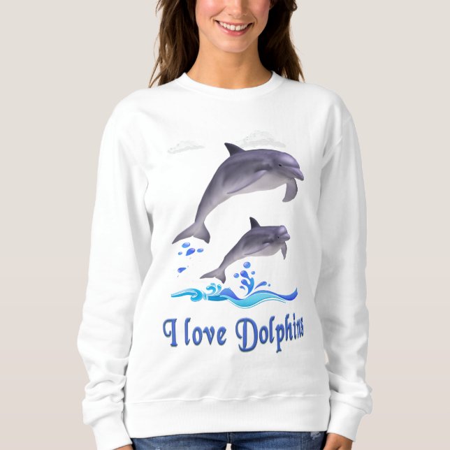 Dolphin Love Sweatshirt (Front)