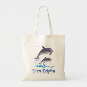 Dolphin Love Tote Bag