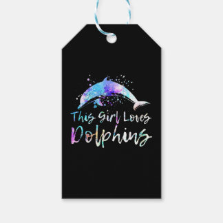 dolphin lover gift this girl loves dolphins tags