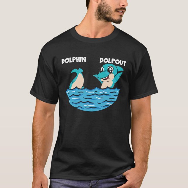 Dolphin Lover Marine Biology Underwater Animal 11 T-Shirt (Front)