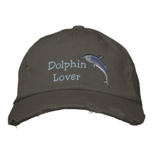 Dolphin Lover Ocean Sea Mammal Embroidered Hat