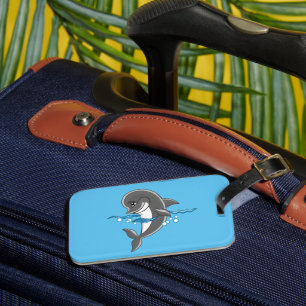 Dolphin  luggage tag