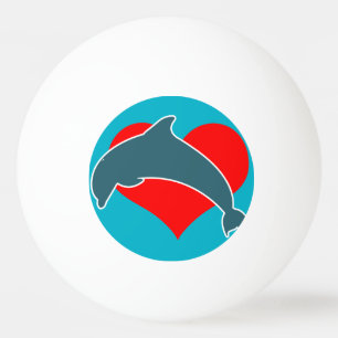 Dolphin Luv Ping Pong Ball