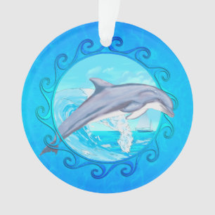 Dolphin Maori Sun Ornament