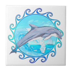Dolphin Maori Sun Tile