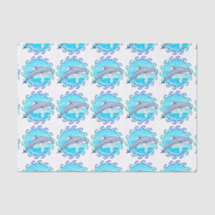 Dolphin Maori Sun Tissue Paper