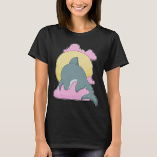 Dolphin Moon Clouds T-Shirt