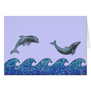 dolphin mosaic