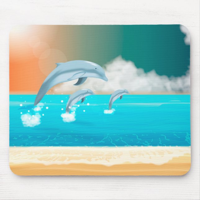 Dolphin Mouse Mat (Front)