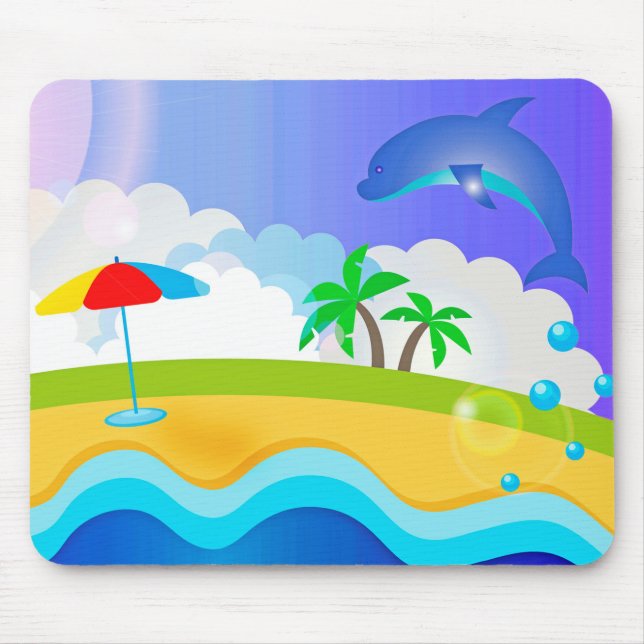 Dolphin Mouse Mat (Front)