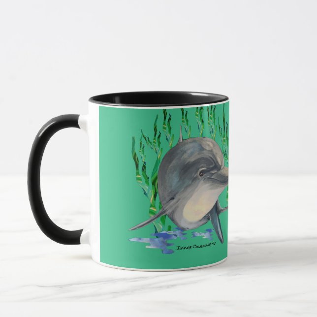 dolphin mug (Left)