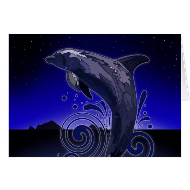 Dolphin - Night (Front Horizontal)