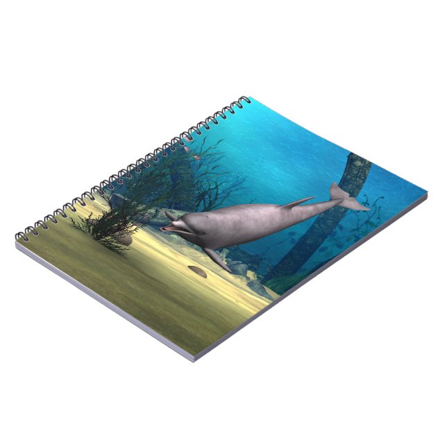 Dolphin Notebook (Left Side)