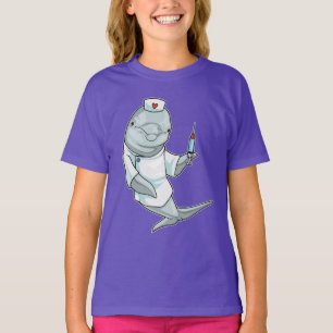 Dolphin Nurse Syringe T-Shirt