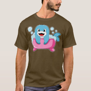 Dolphin On Bathtub T-Shirt