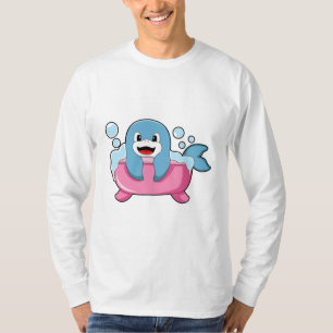 Dolphin on Bathtub T-Shirt