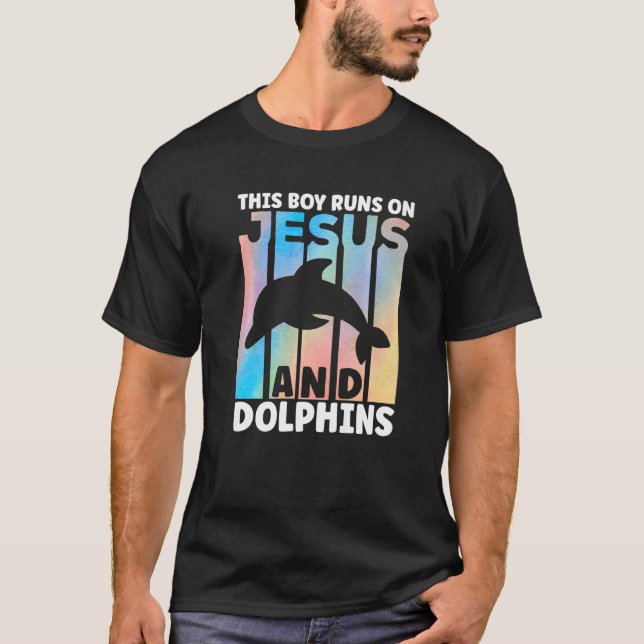 Dolphin Outfit for Dolphin Lovers Apparel for Boys T-Shirt (Front)