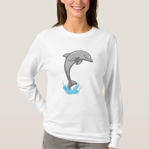Dolphin over Water T-Shirt