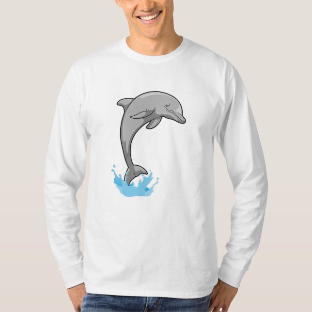 Dolphin over Water T-Shirt (Front)