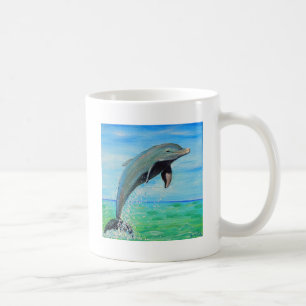 Dolphin Painting Coffee Mug
