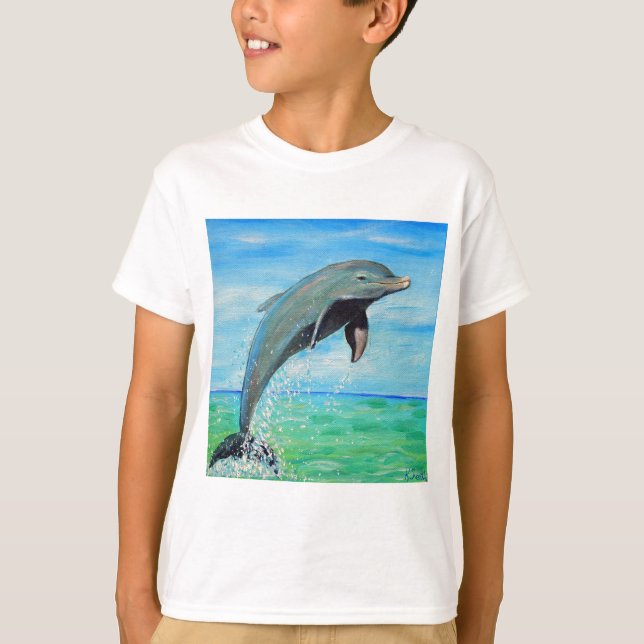 Dolphin Painting T-Shirt (Front)