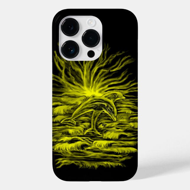 Dolphin pair in the Sunshine Case-Mate iPhone Case (Back)