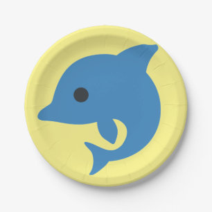 Dolphin Paper Plate