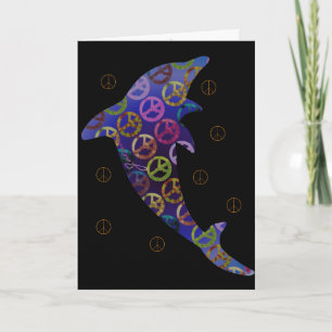 Dolphin Peace Thursday Greeting Card