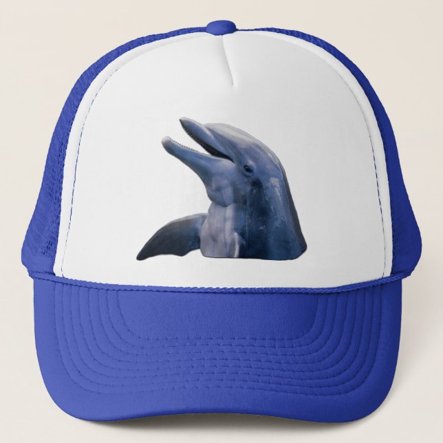 Dolphin Picture Trucker Hat (Front)
