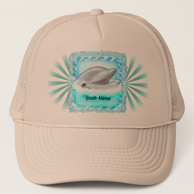 Dolphin Play  hat (Front)