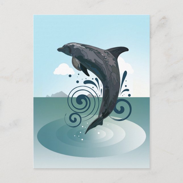 Dolphin Postcard (Front)