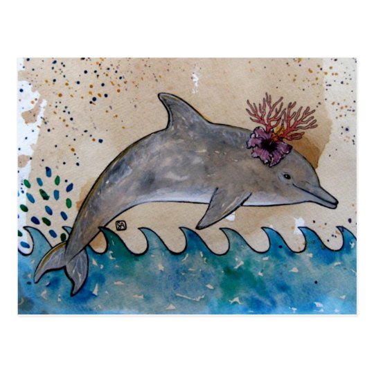 Dolphin Postcard