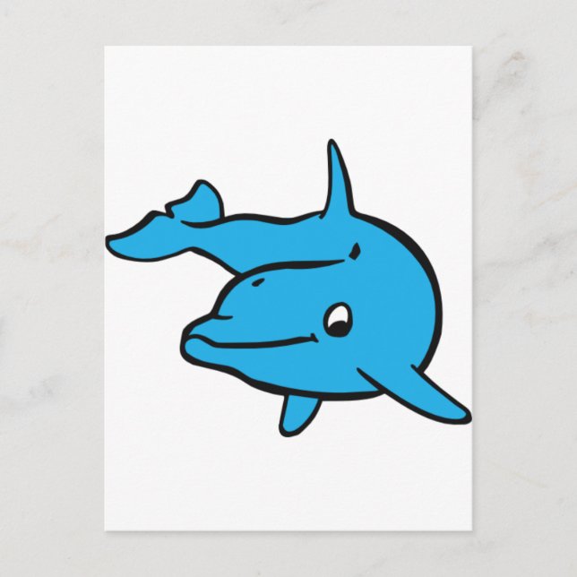 Dolphin Postcard (Front)