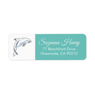 DOLPHIN Return address _elegant handwriting