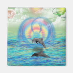 Dolphin Rising Magnet