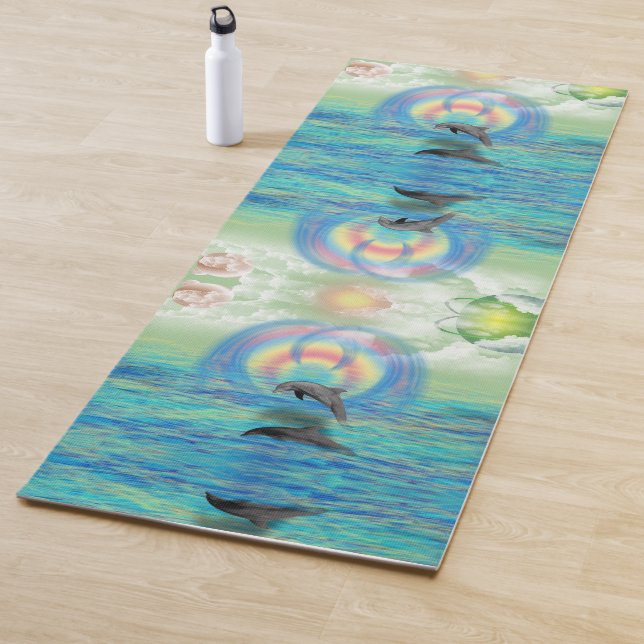 Dolphin Rising Yoga Mat (In Situ)