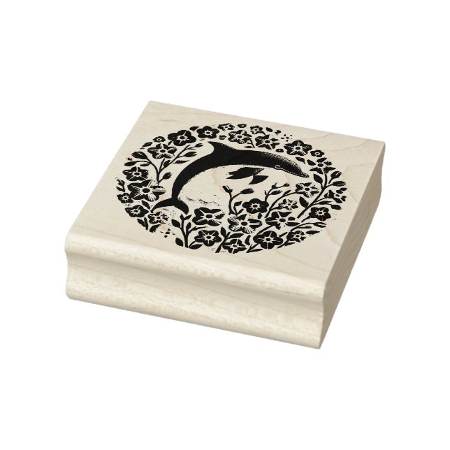 Dolphin Rubber Stamp (Stamp)