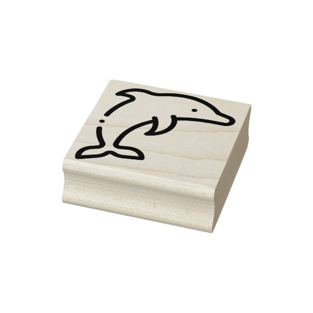 Dolphin Rubber Stamp (Stamp)