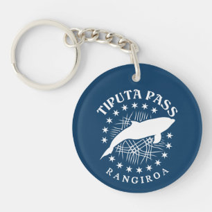 Dolphin Scuba Diving Rangiroa Lagoon - Tiputa Pass Key Ring