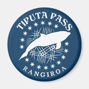 Dolphin Scuba Diving Rangiroa Lagoon - Tiputa Pass Magnet